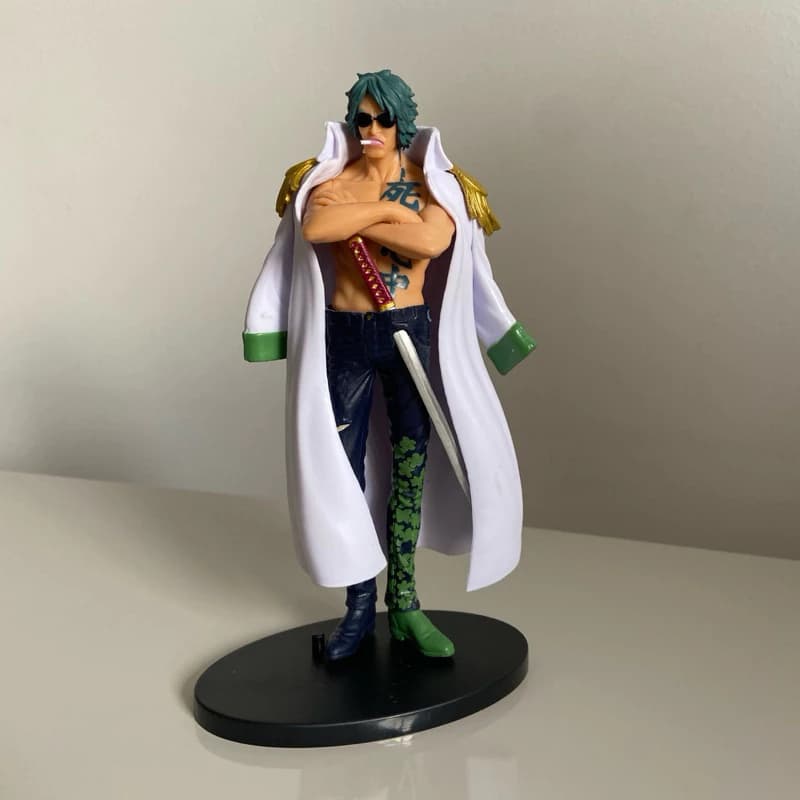 Figura de Ação Aramaki (Ryokugyu) com caixa e base  One Piece  - Almirante Touro Verde
