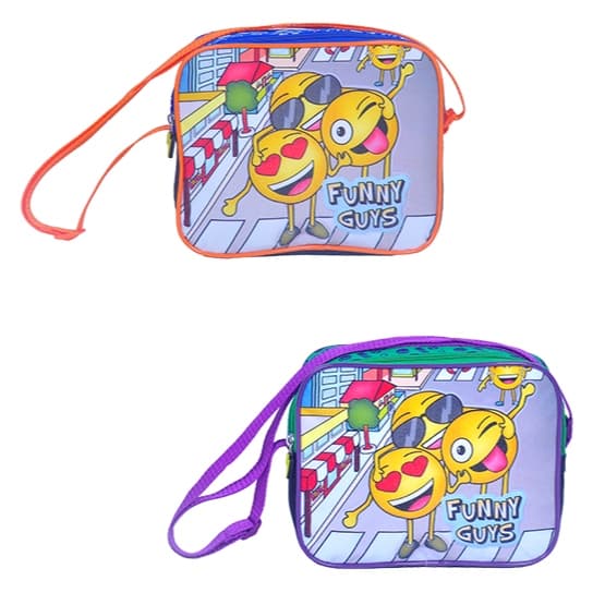 Lancheira Infantil Masculina 9’’ Stylus – Emoticons Divertidos e Coloridos
