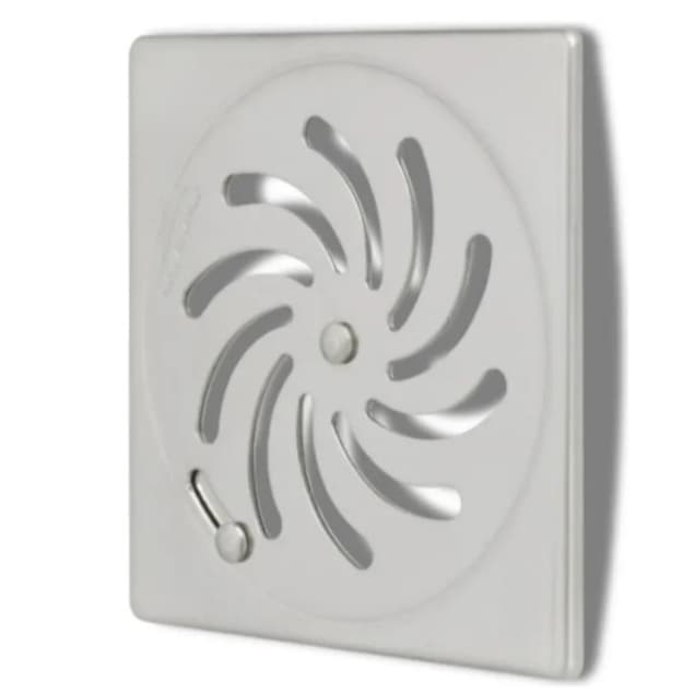 Grelha Vortice Inox Quadrada Dn150 Abre/fecha 99070 - Amanco