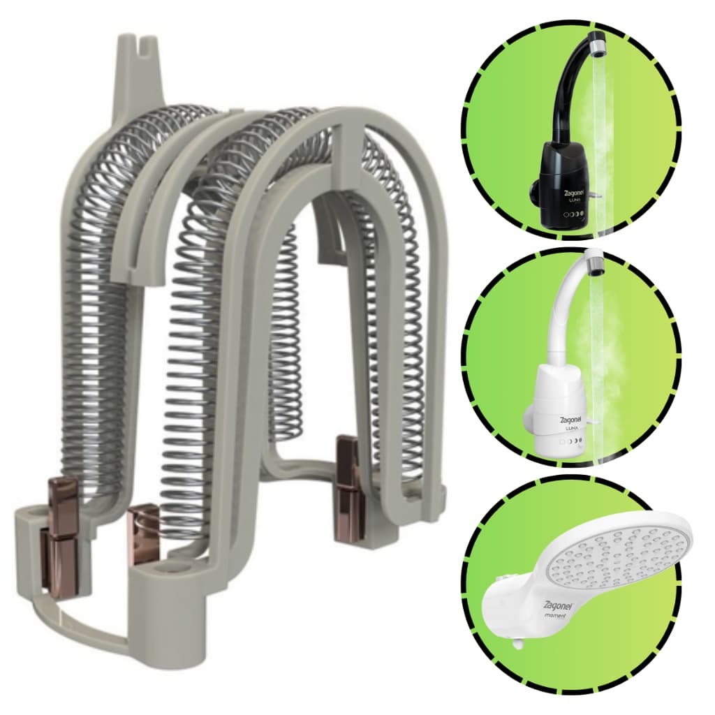 Resistência Torneira LUNA 4T / DUCHA MOMENT MULTITEMPERATURAS 5500w ZAGONEL