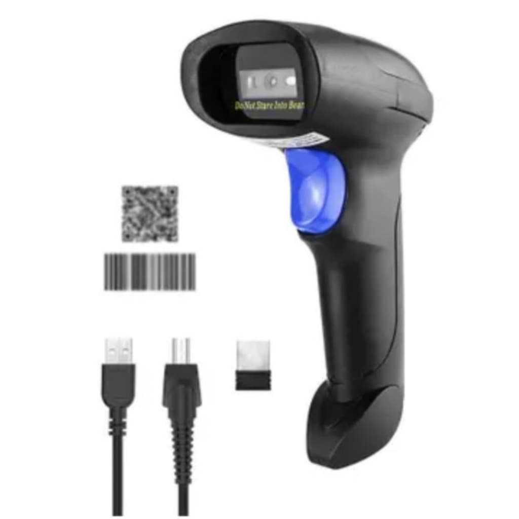 Leitor Codigo De Barras Qr Code 2d Usb Bluetooth Sem Fio Profissional