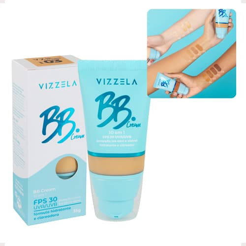 BB Cream 10 em 1 FPS30 Vizzela 35g