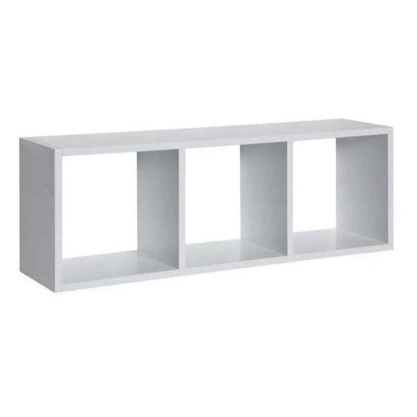 Nicho Triplo 90x30x30 Cm Sala Quartos Livros 100% MDF