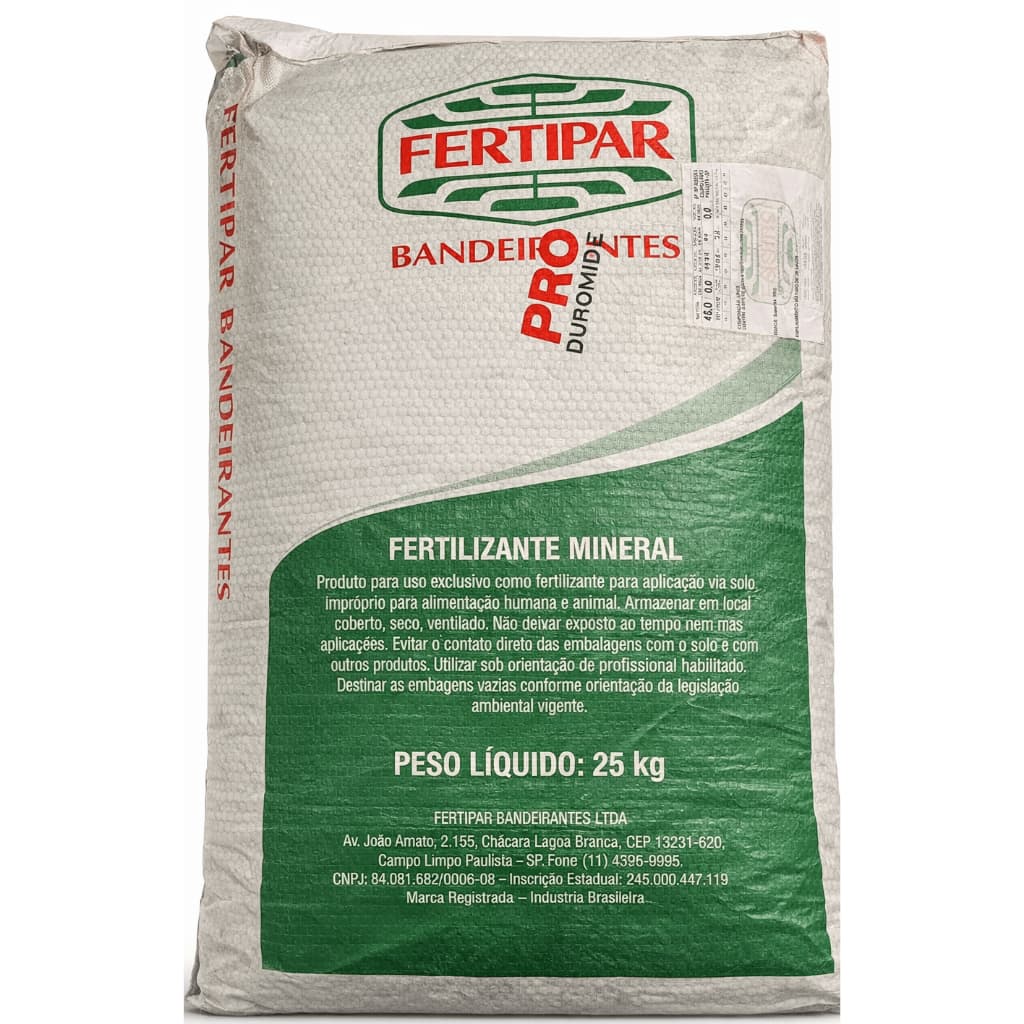 Ureia saco de 25 kg - Adubo Mineral Fertilizante 46% Nitrogênio