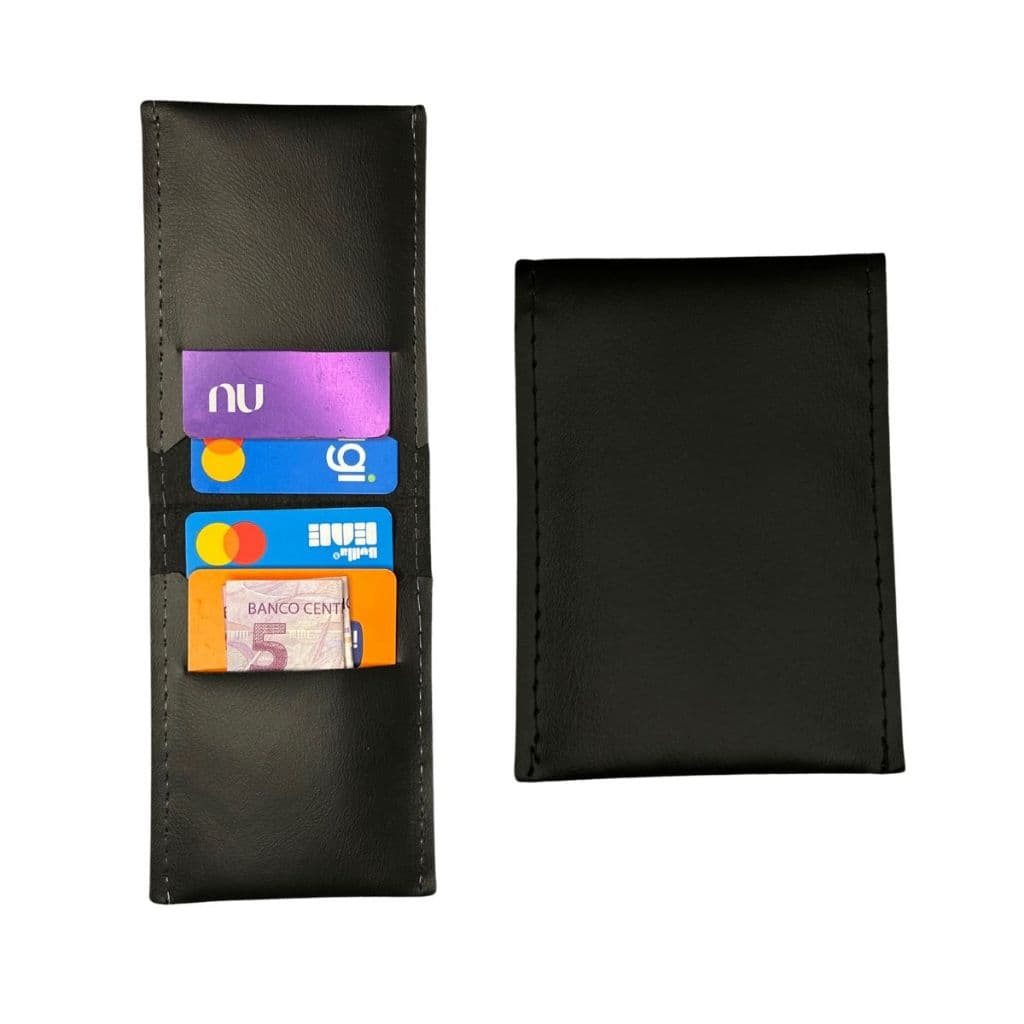 Porta Cartão Slim Unissex Prático Para Cartões e Cédulas