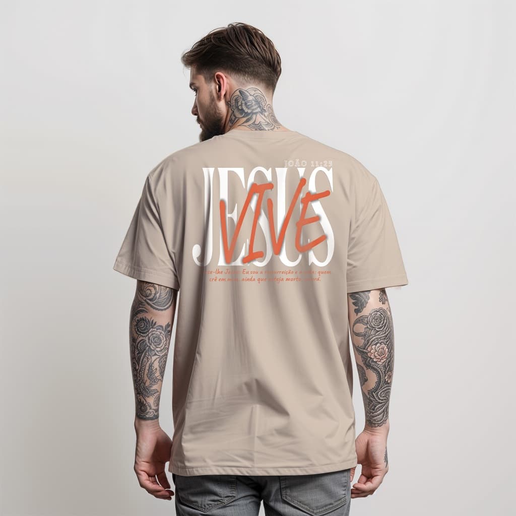 Camisa Masculina ELE VIVE Camiseta T-Shirt 100% Algodão Moda Street