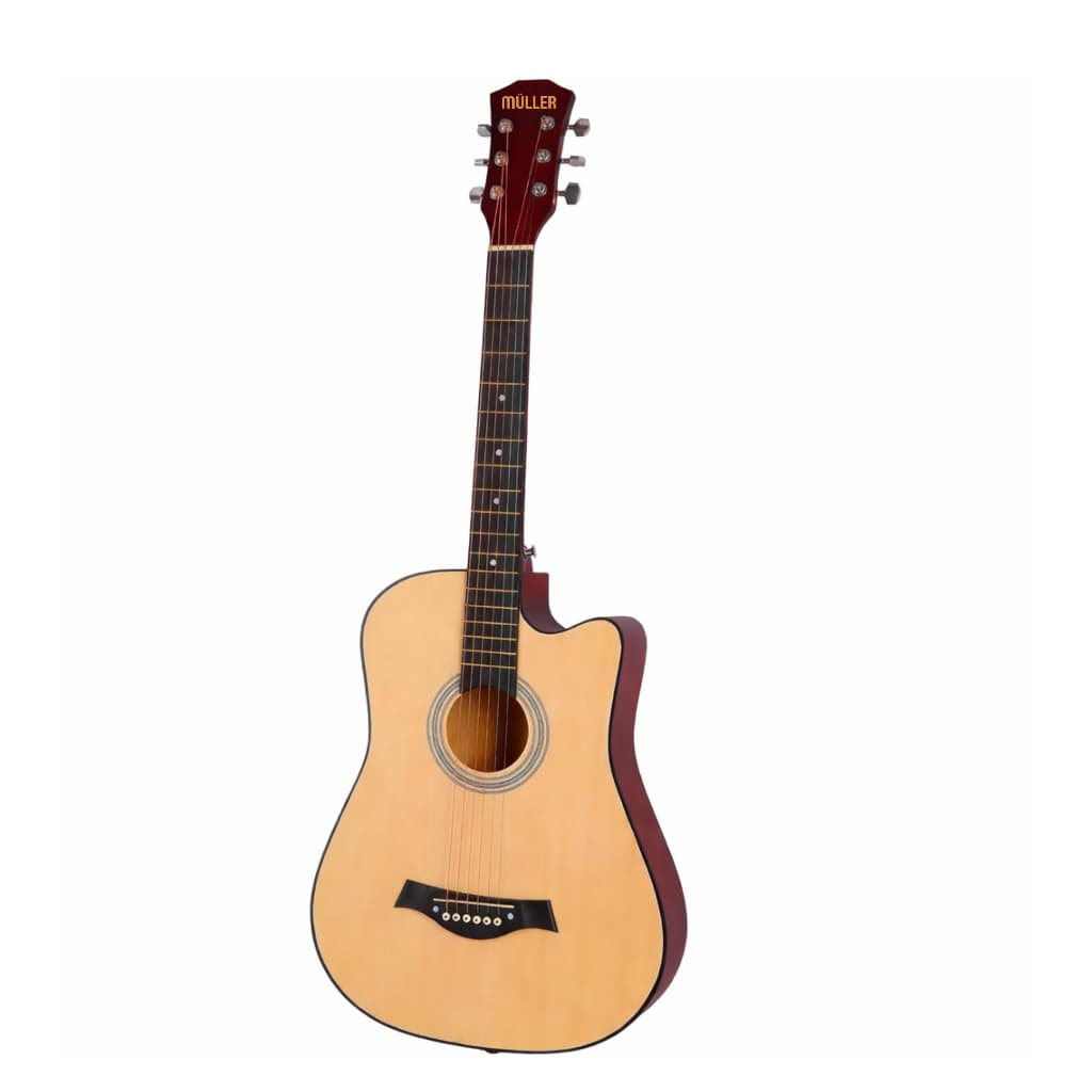 Violão Müller – Cordas de Aço | Design Moderno • Beje • iniciantes e intermediários