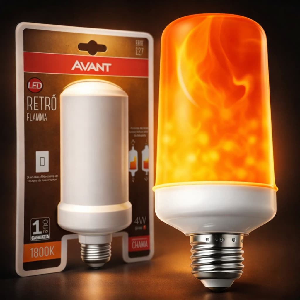 Lâmpada de Led Avant Flamma 4w 1800k Efeito de Chama