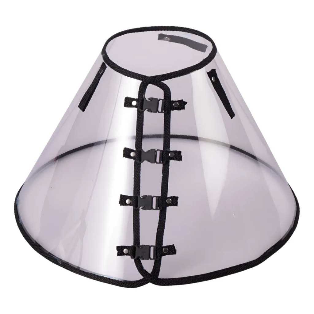 Colar Elizabetano Premium Transparente Para Cães Tamanhos Do N1 Ao N12