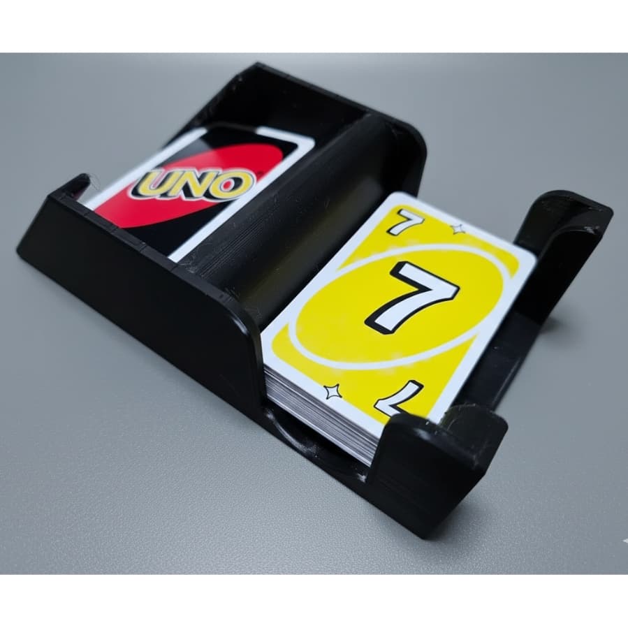 Organizador Duplo Suporte Para Cartas Uno Baralho Dispenser De Mesa Porta Cartas Deck Holder  Jogos De Tabuleiro