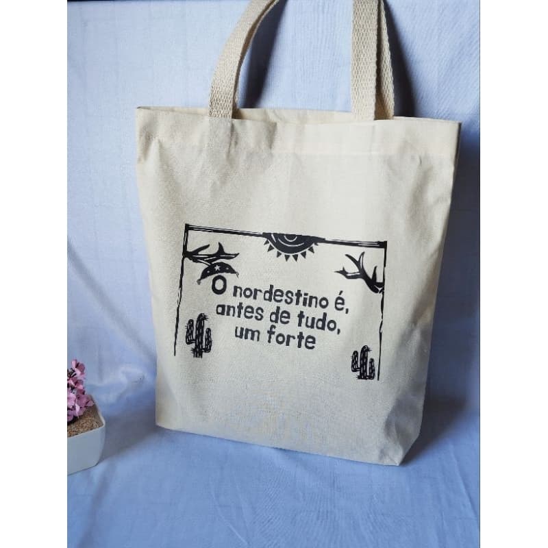 EcoBag personalizada nordeste tamanho 35x40
