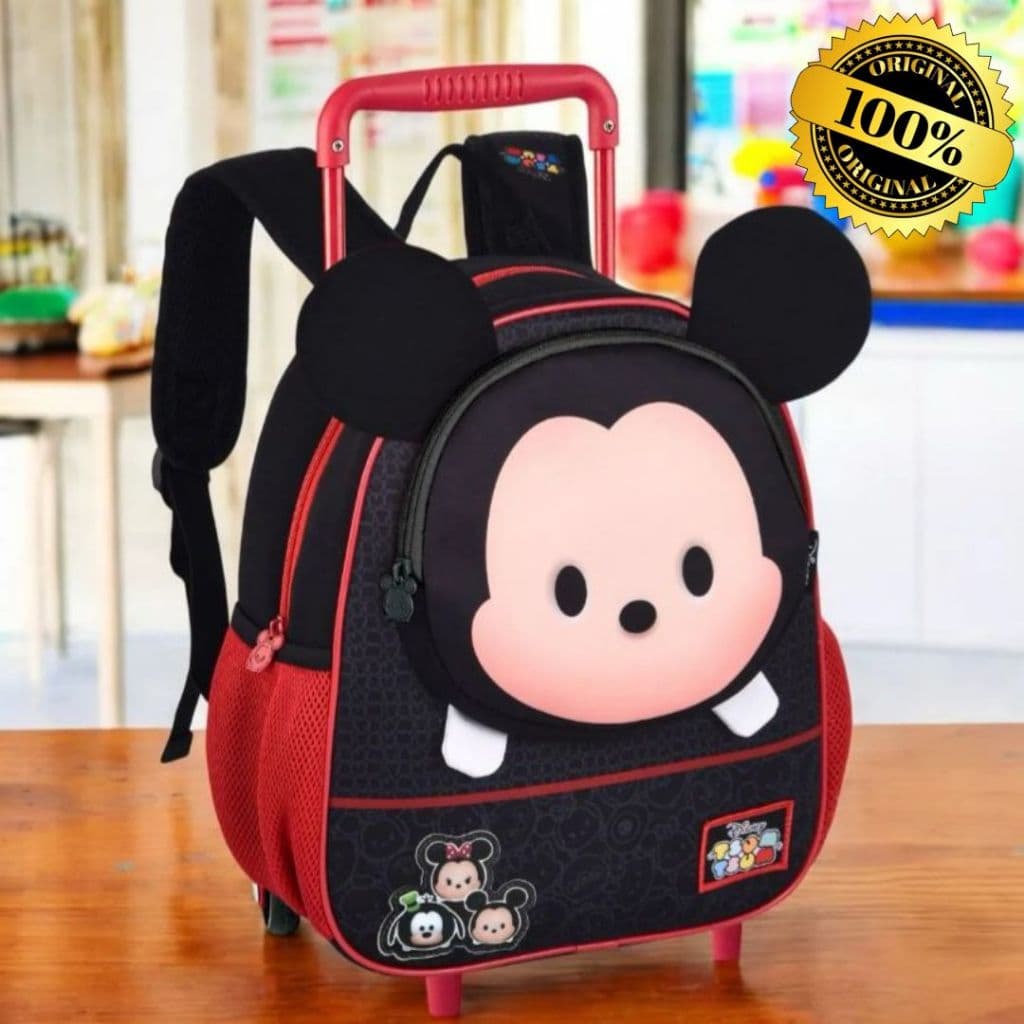 Mochila De Rodinhas Mickey Mouse Baby Disney Para Meninos