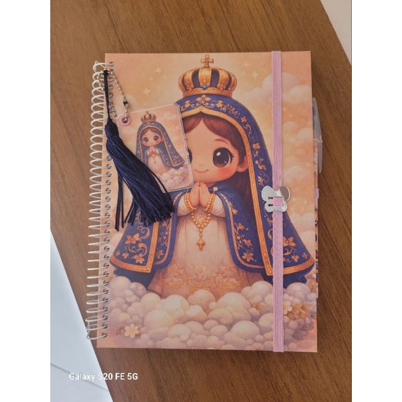 Caderno religioso Nossa Senhora