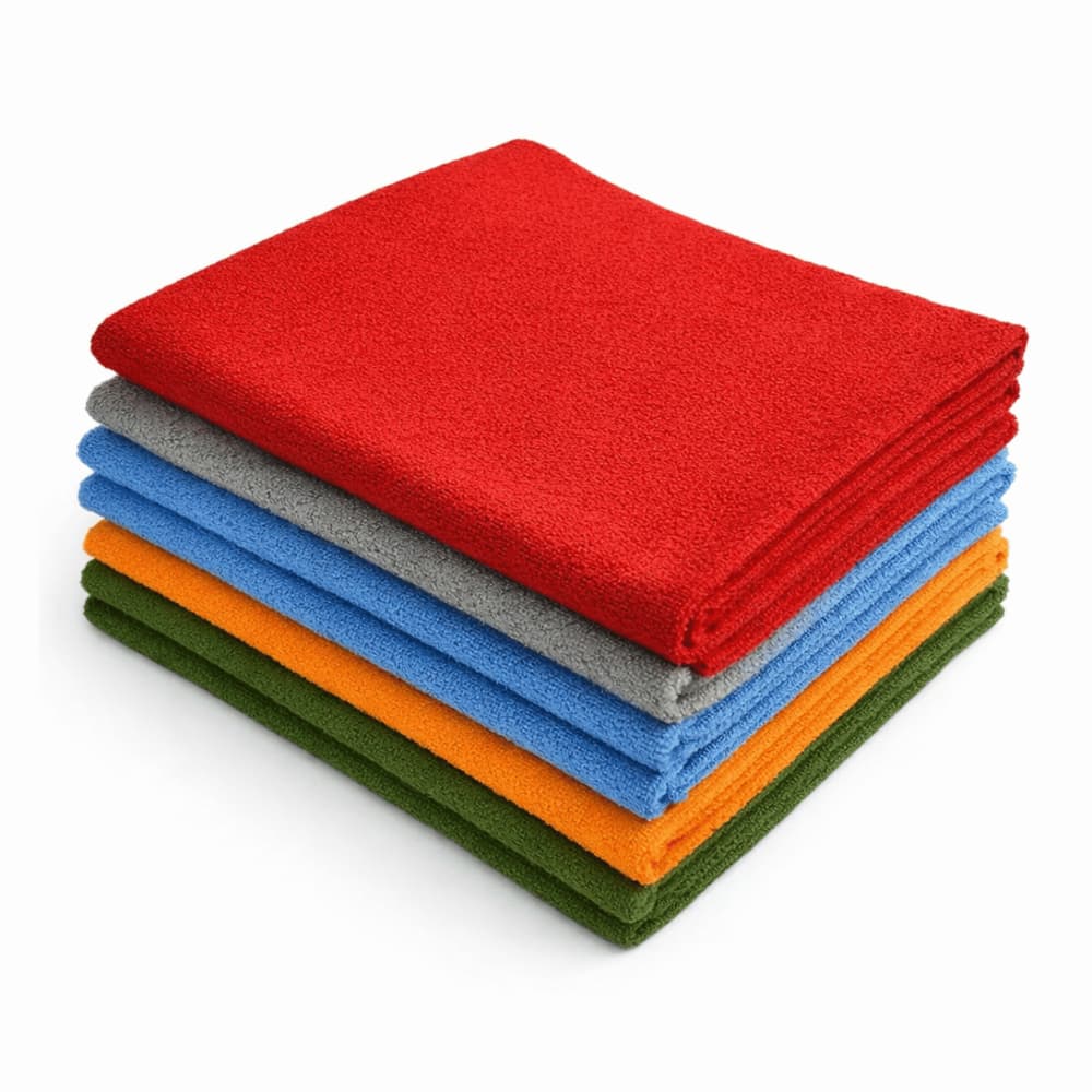 KIT 2 / 5 / 7 /10 uni Pano de Microfibra 60x80cm Grosso Extra Grande  Alta Absorção | Multiuso | Limpeza Profissional