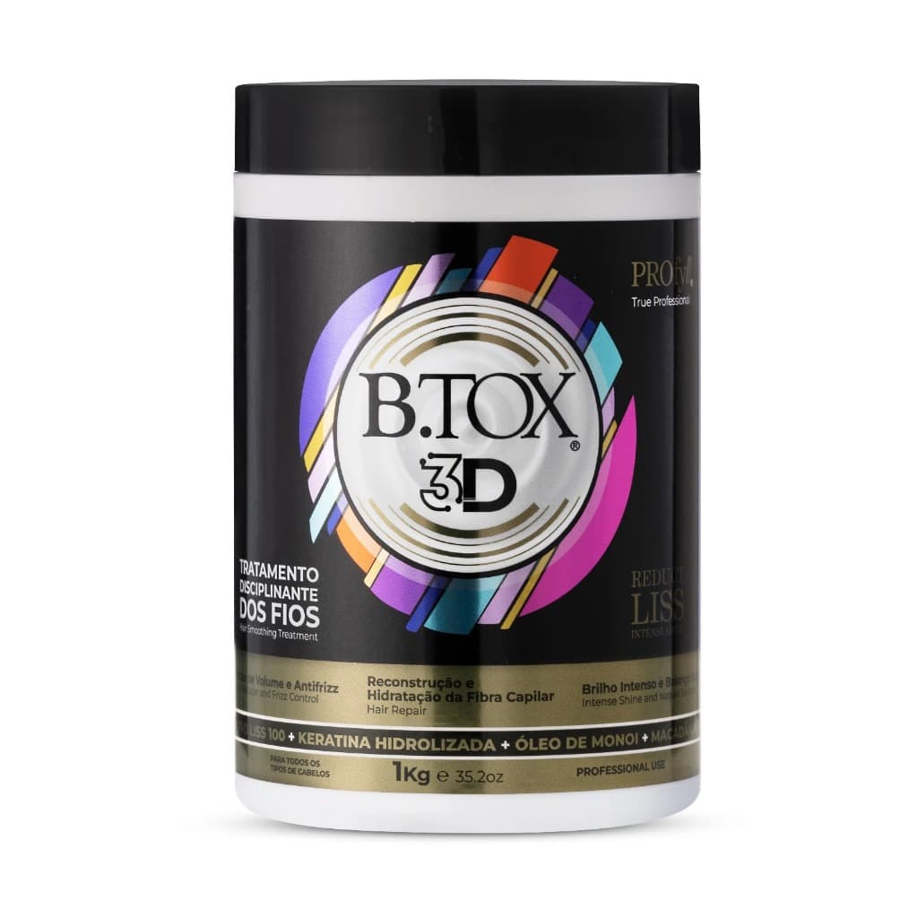 Botox Capilar Orgânico 3D - 1Kg