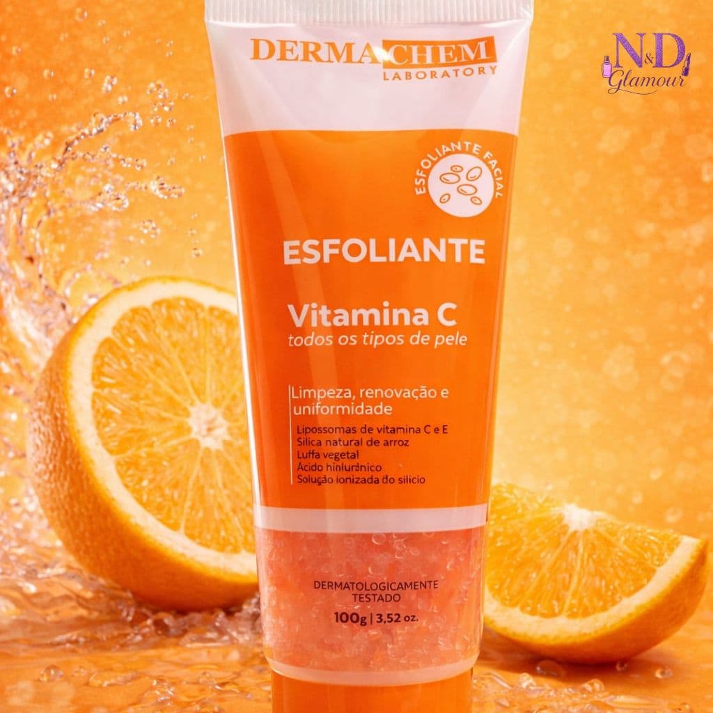 Esfoliante Facial Vitamina C Dermachem Laboratory 100g Limpeza Profunda