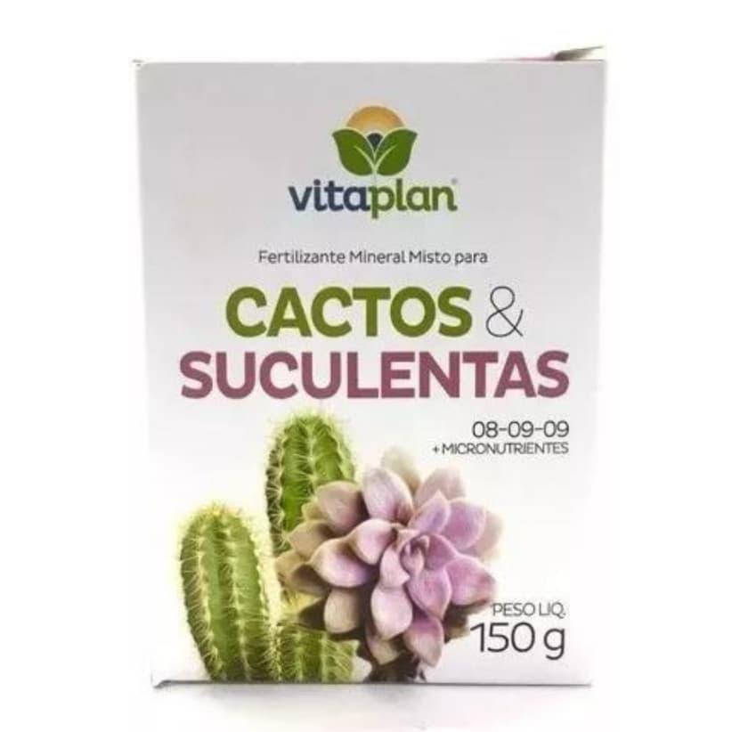 Fertilizante Mineral Vitaplan Para Cactos e Suculentas 150g