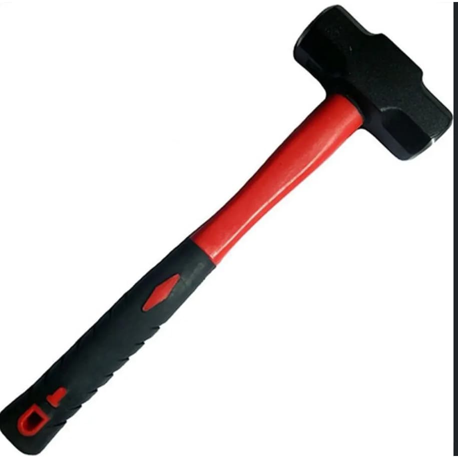 Marreta 1,5kg MTX com Cabo de Fibra de Vidro Emborrachado Curto - Alta Resistência Profissional 1091555