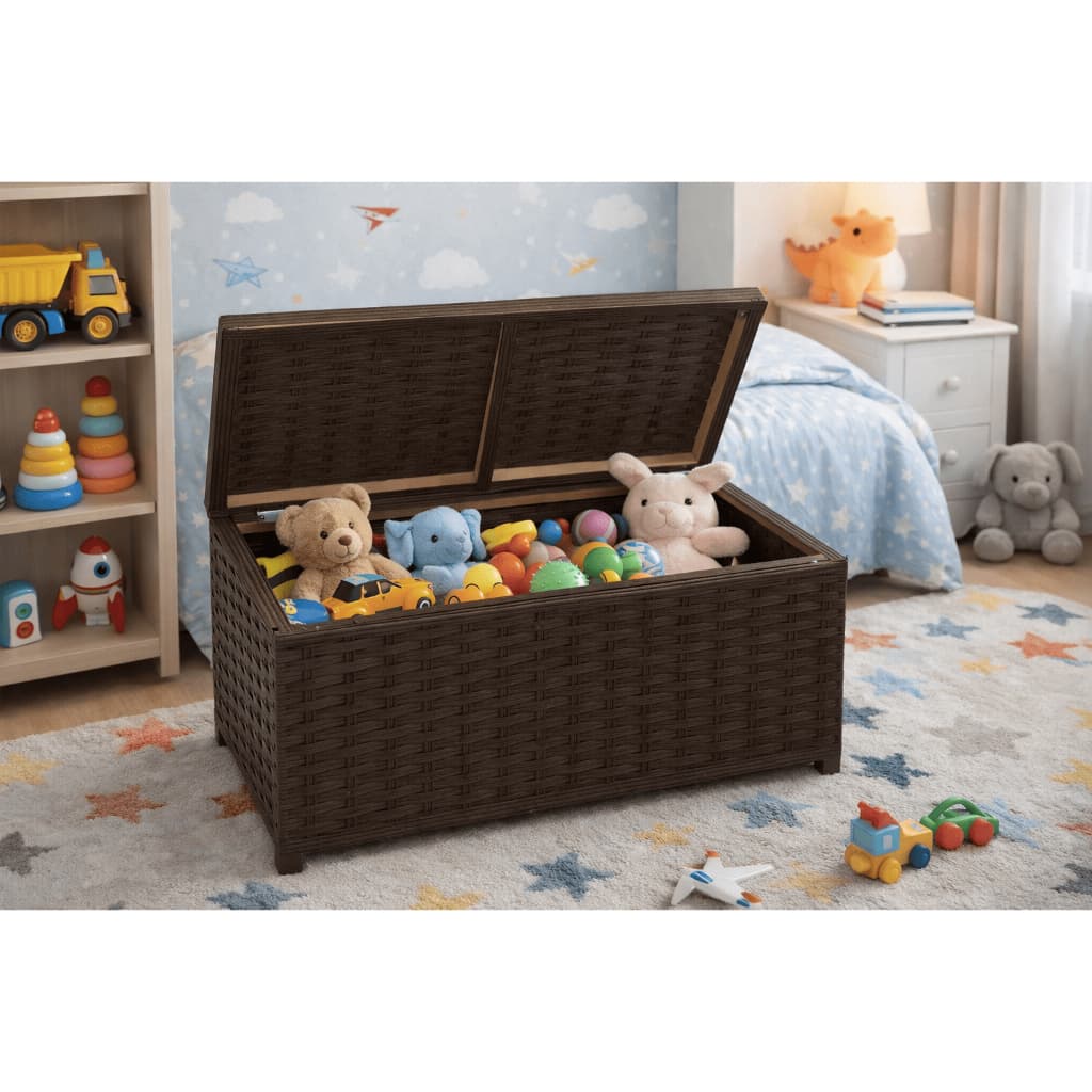 Baú Horizontal -S- Caixa Cesto Organizador P/ Brinquedos 45lts 60x30x30 FIBRA SINTÉTICA S