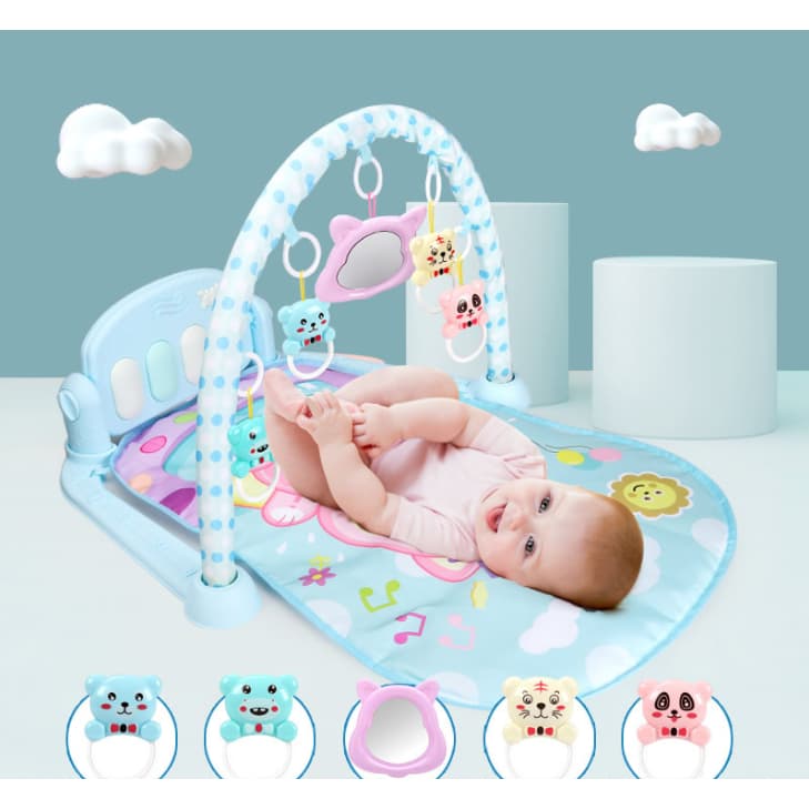 Tapete de atividades bebê com piano musical Hello Baby