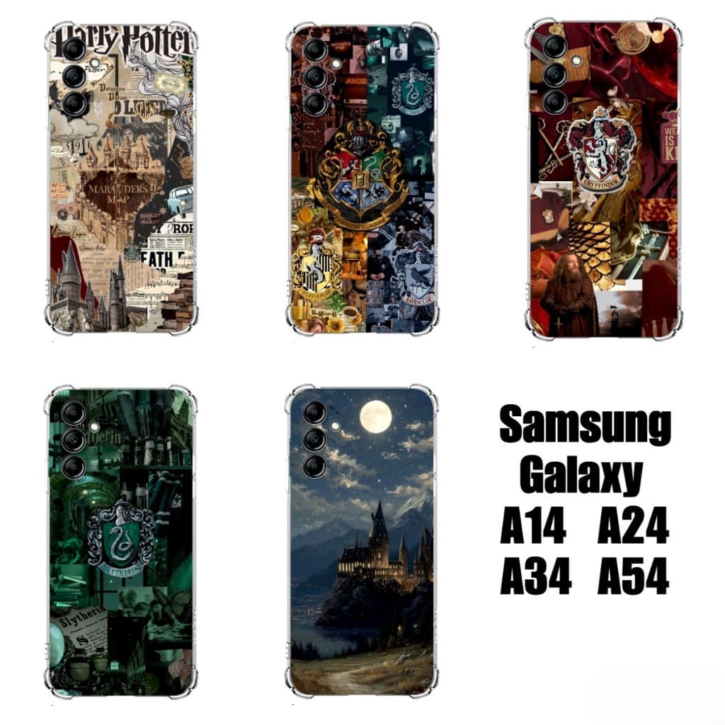 Capinhas TPU Cases Capas Celular Samsung Galaxy A14 A24 A34 A54 Inspirado Harry Potter