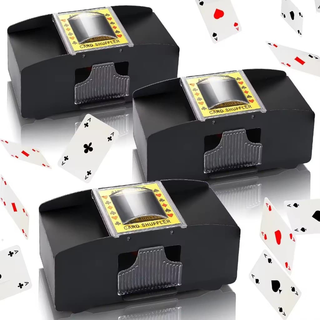 Embaralhador Automático de Cartas Baralho Poker Blackjack a Pilha