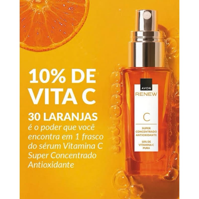 Vitamina C Renew Super Concentrado Antioxidante - 30 Ml Ma Momento de aplicação Dia/Noite Tipo de pele Normal