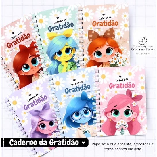 CADERNO DA GRATIDÃO - COLORS - VOLTA ÀS AULAS