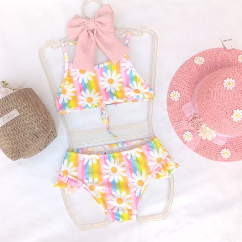 Biquíni de amarrar infantil/moda praia/Biquíni infantil