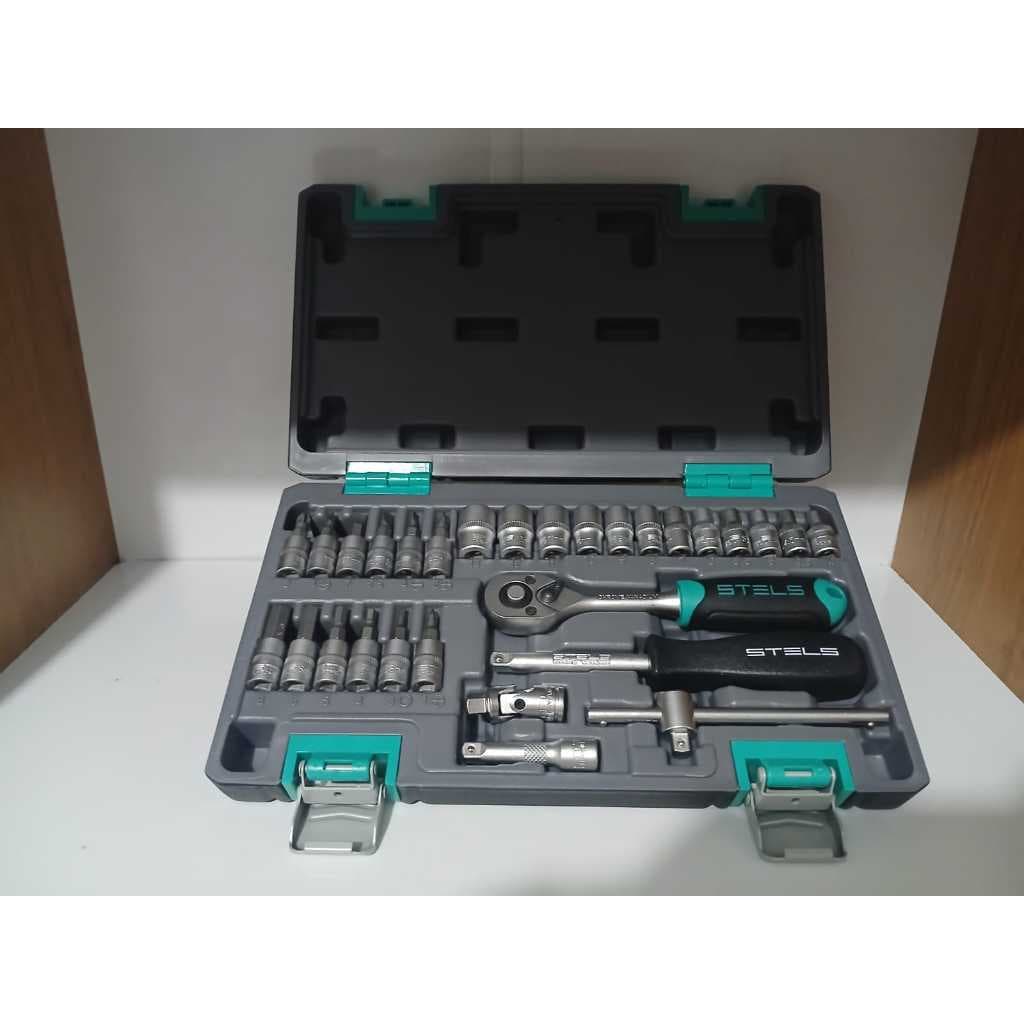 JOGO DE FERRAMENTAS, ENCAIXE 1/4POL., CROMO VANADIO, MALETA PLASTICA, 29PCS