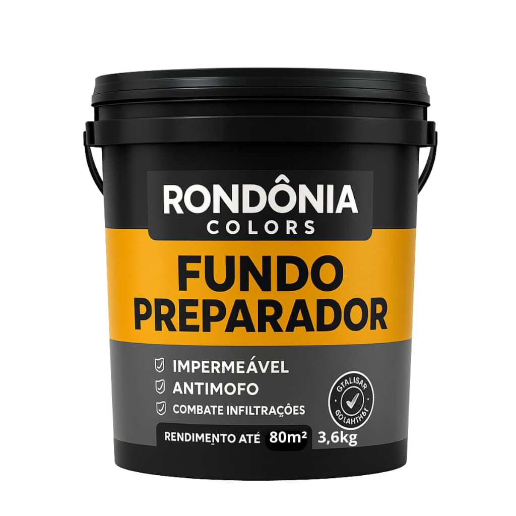 Fundo Preparador Parede Descascando Porosa Superfície Porosa Primer Antimofo Reforma 3,6L Casa