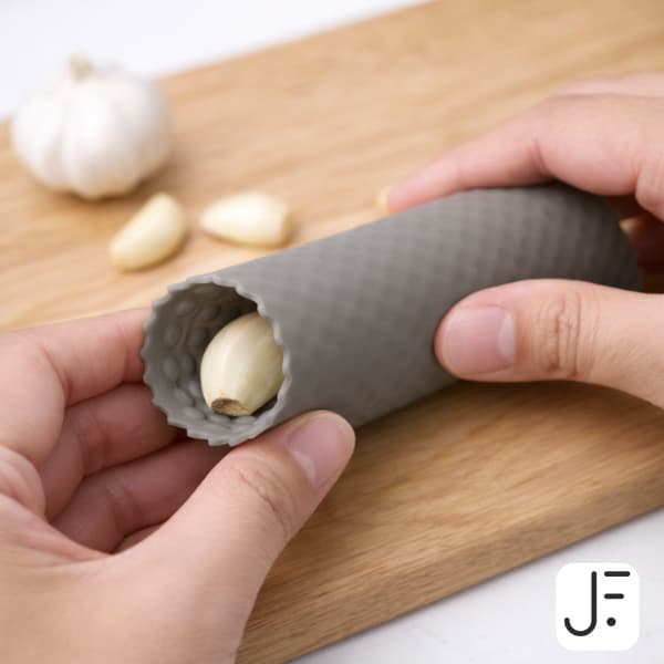 Descascador de Alho em Silicone Premium – Rápido, Prático e Sem Cheiro nas Mãos