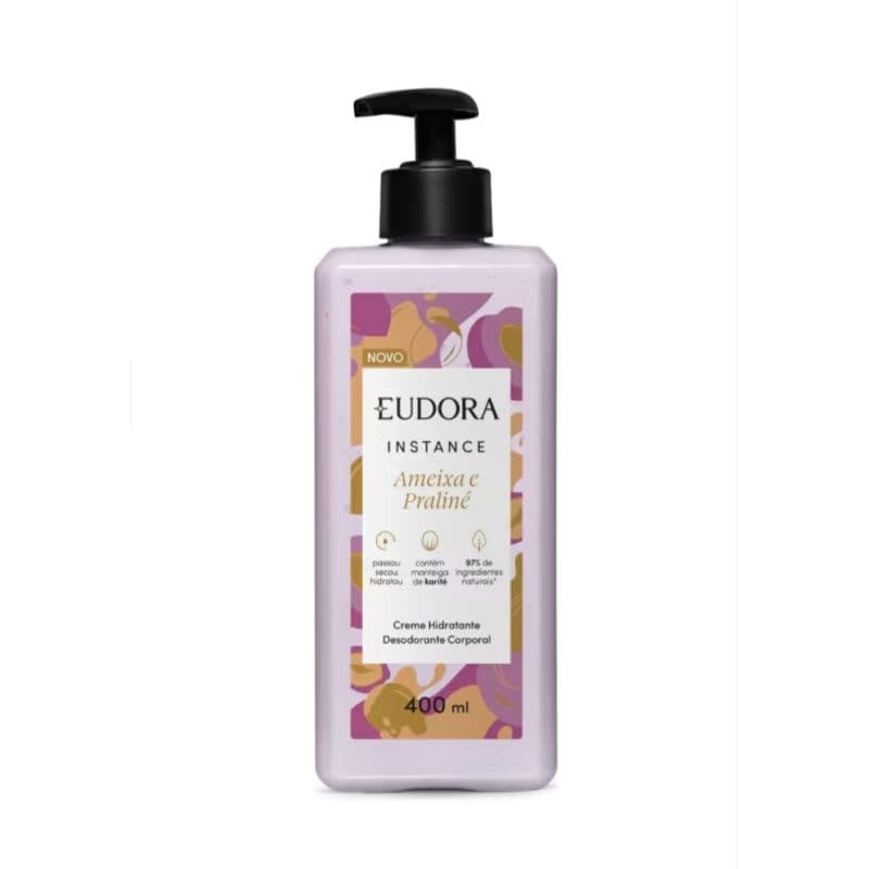 Creme Hidratante Desodorante Corporal Instance Ameixa e Praliné 400ml(Vence: 05/28).