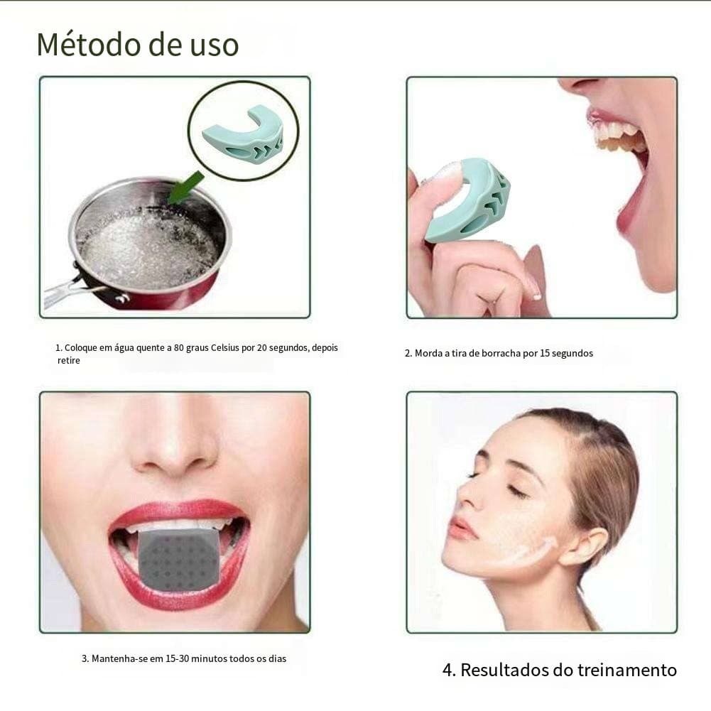 ZHOYA SPORT 2024 Alta Qualidade Silicone Facial Linha Mandíbula Exercitador Shaping Dispositivo Muscular Trainer para Ja