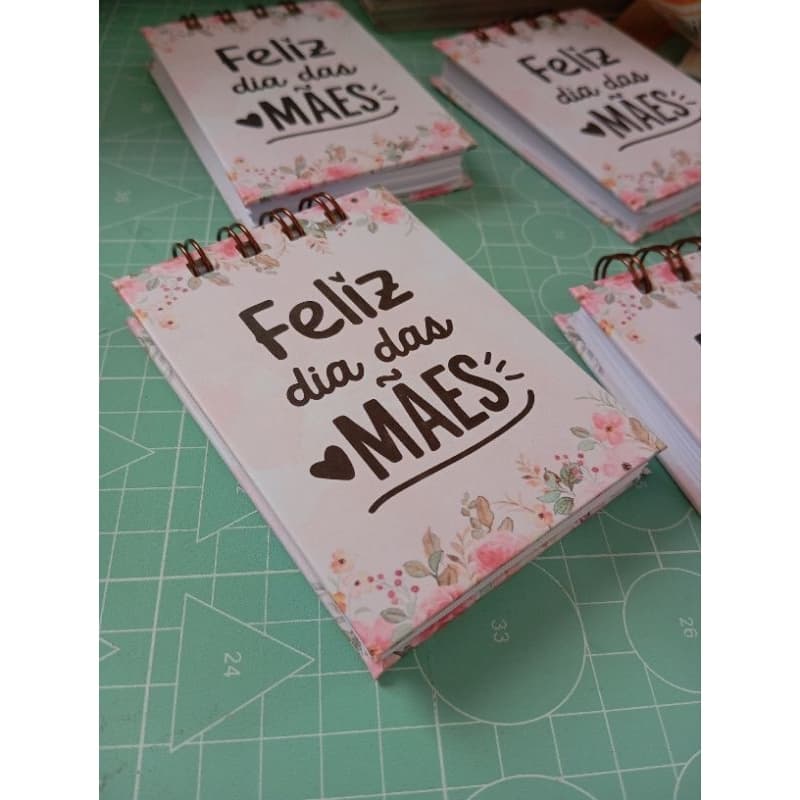 kit 10 Bloquinhos dia das mães