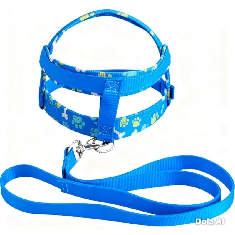 kit coleira luxo + guia 1 M. arnês cachorro porte pequeno com estampas lindas. com guia segurança. Cachorro filhote