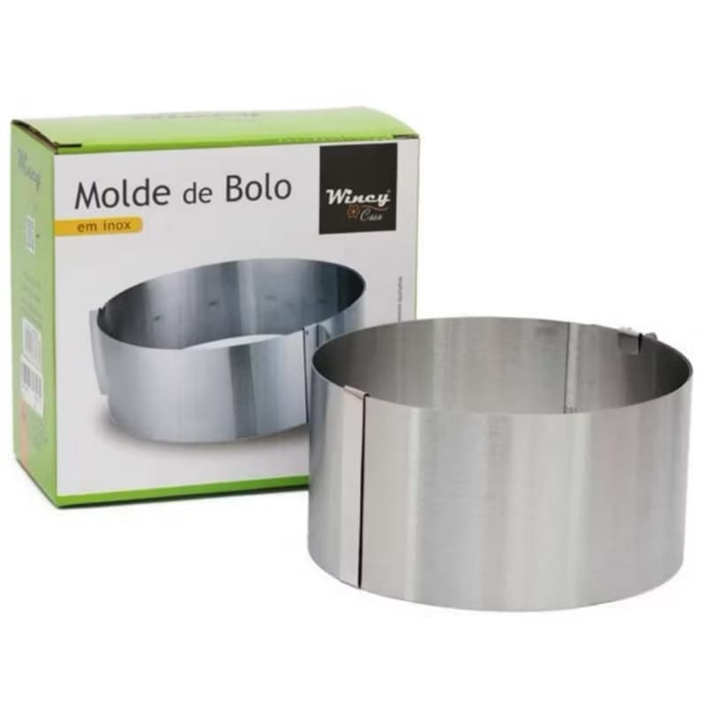 Molde De Bolo Redondo Inox - Wincy