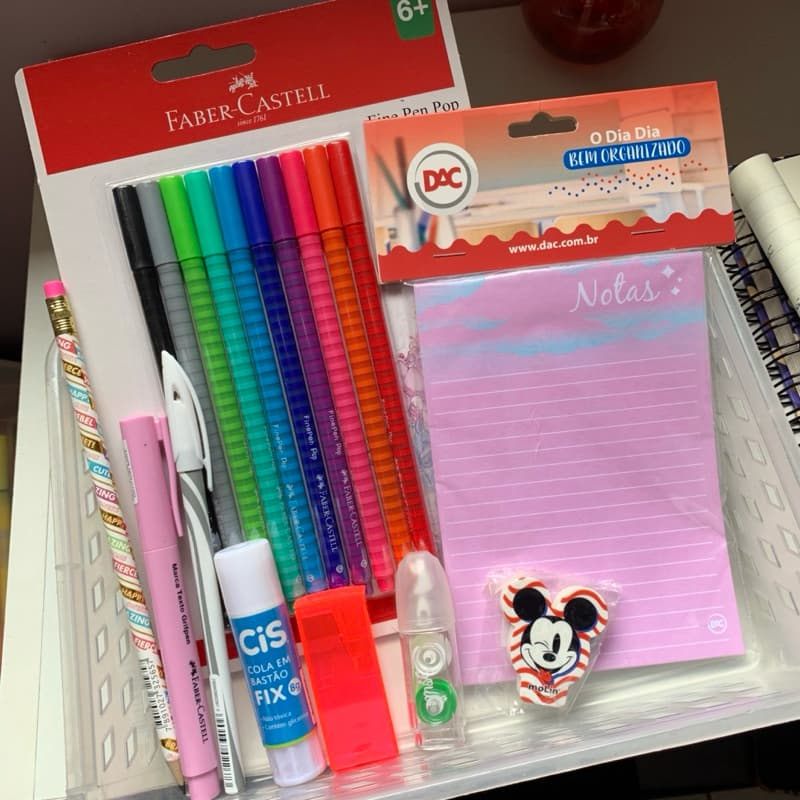 Kit de Papelaria | Kit escolar | Papelaria e escritório