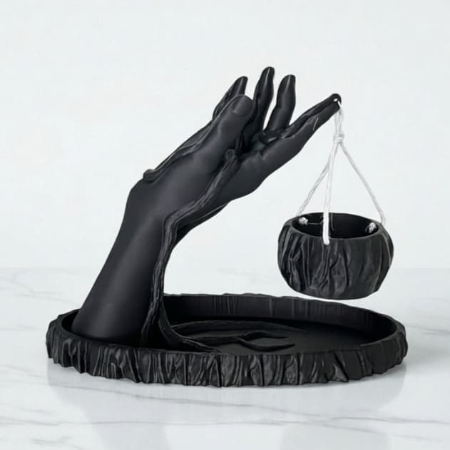 Vaso de Planta Suspenso Mão Elegante