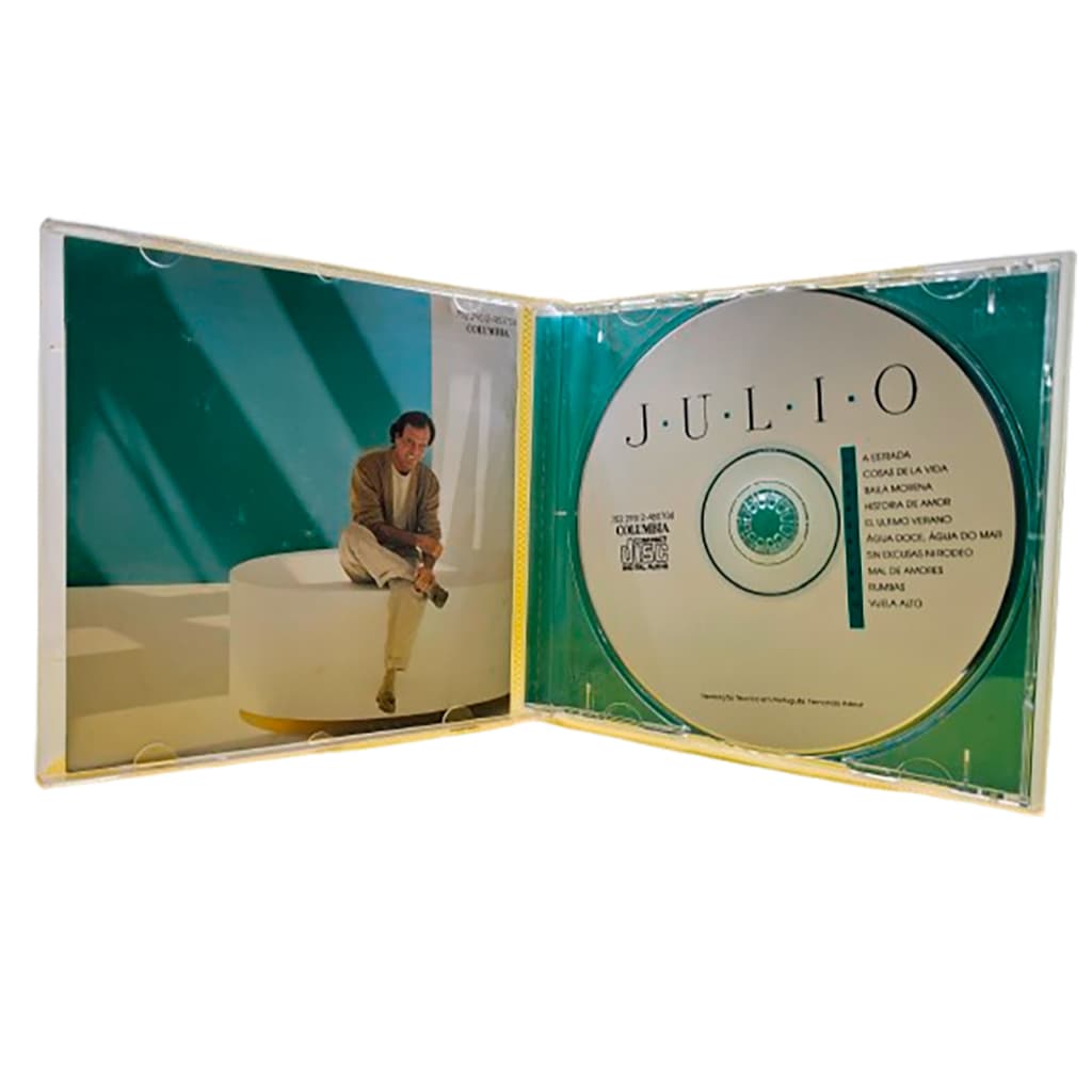Álbum Cd Julio Iglesias 1995 Sony Music Acrílico C/ NFE