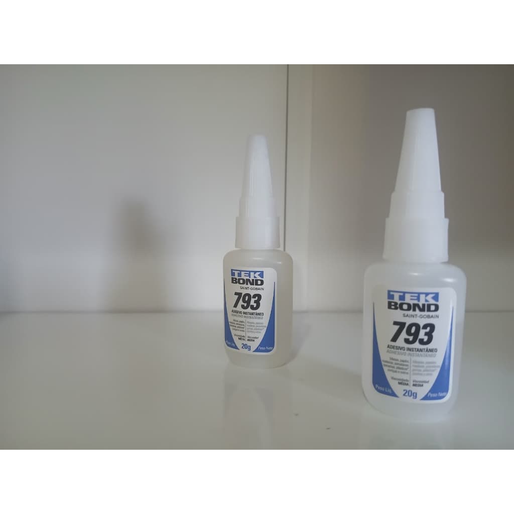 Cola Tek Bond 793 20g com Fixação Rápida para Uso Diverso 2 unidades