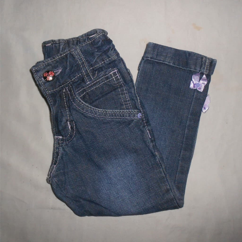 Calça jeans infantil menina kids sticker jeans tam. 1 - (promocao liquidacao ofertas descontos