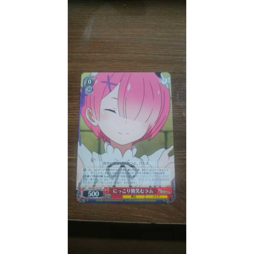 Carta Re Zero Ram, Smiling RZ/S46-T01 TD EM JAPONÊS