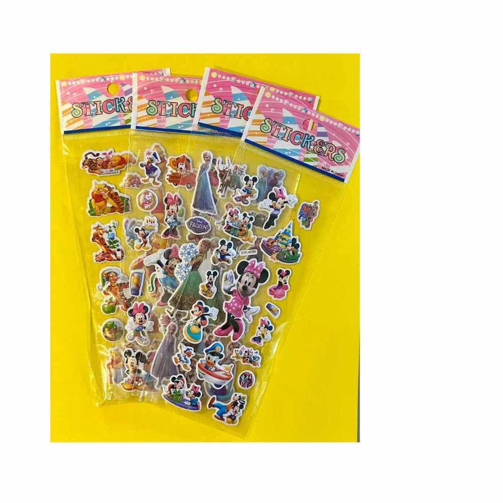 KIT ADESIVOS 3D - LEMBRANCINHAS/ ESCOLA/ INFANTIL - TEMAS VARIADOS