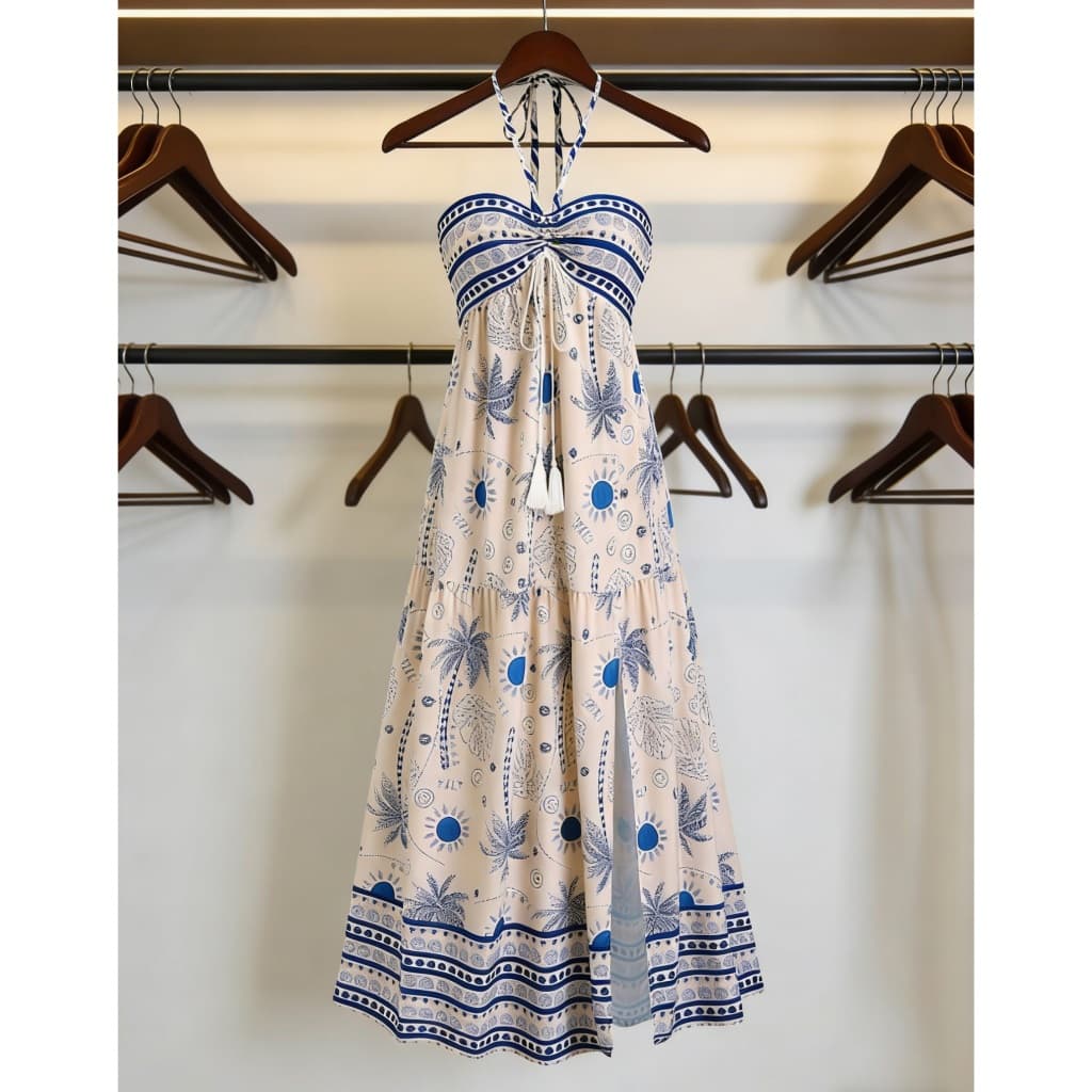 Vestido de praia de verão, vestido feminino dopamina com alças