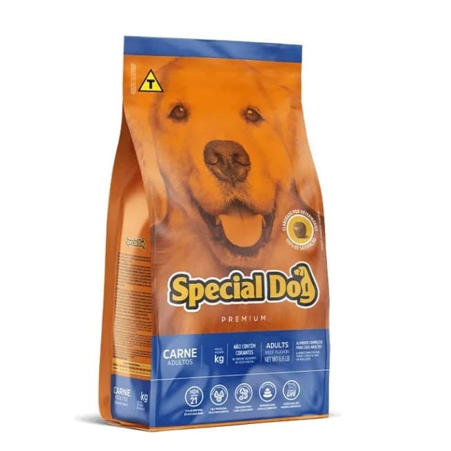 Ração Premium Special Dog para Cães Adultos Sabor Carne 15Kg