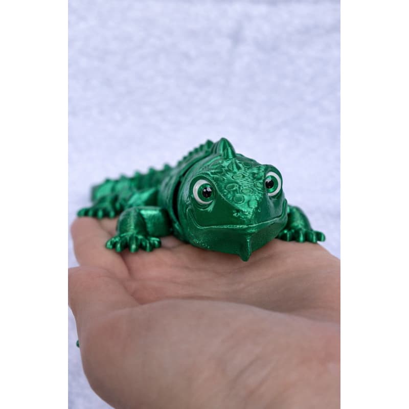 Brinquedo Iguana Articulada Impressão 3D