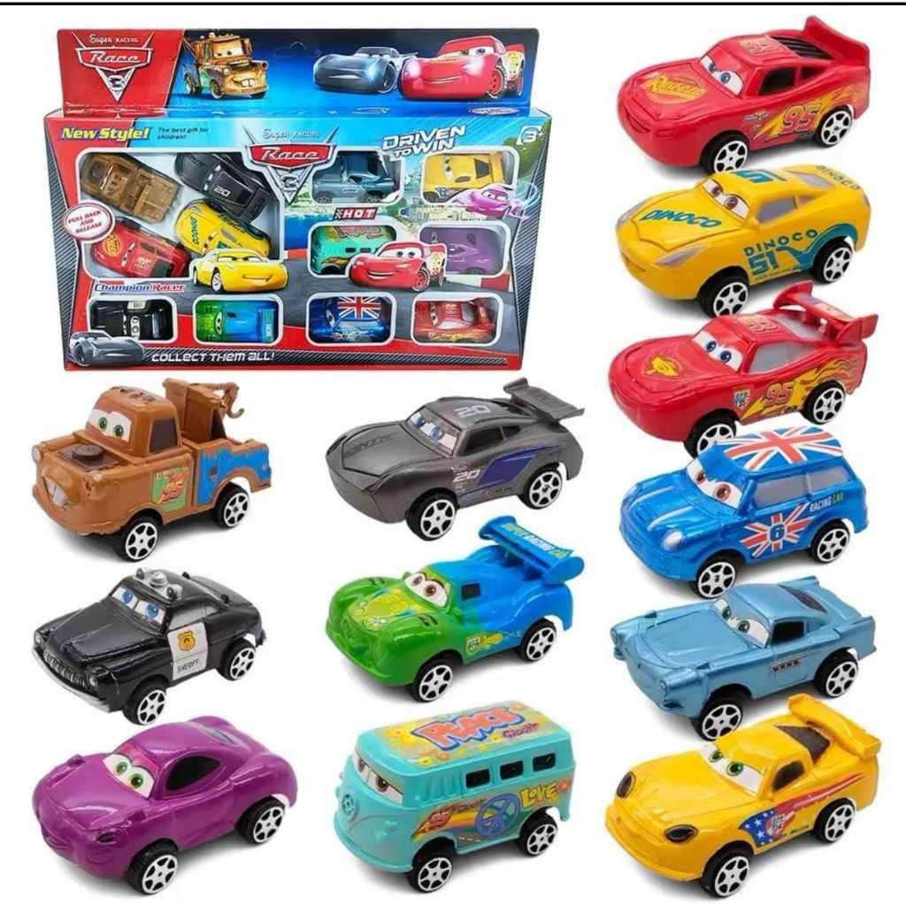 Brinquedo infantil, carrinhos, mcqueen, disney, carros, filme carros, meninos, kit de carros, divertido, infantil, cars