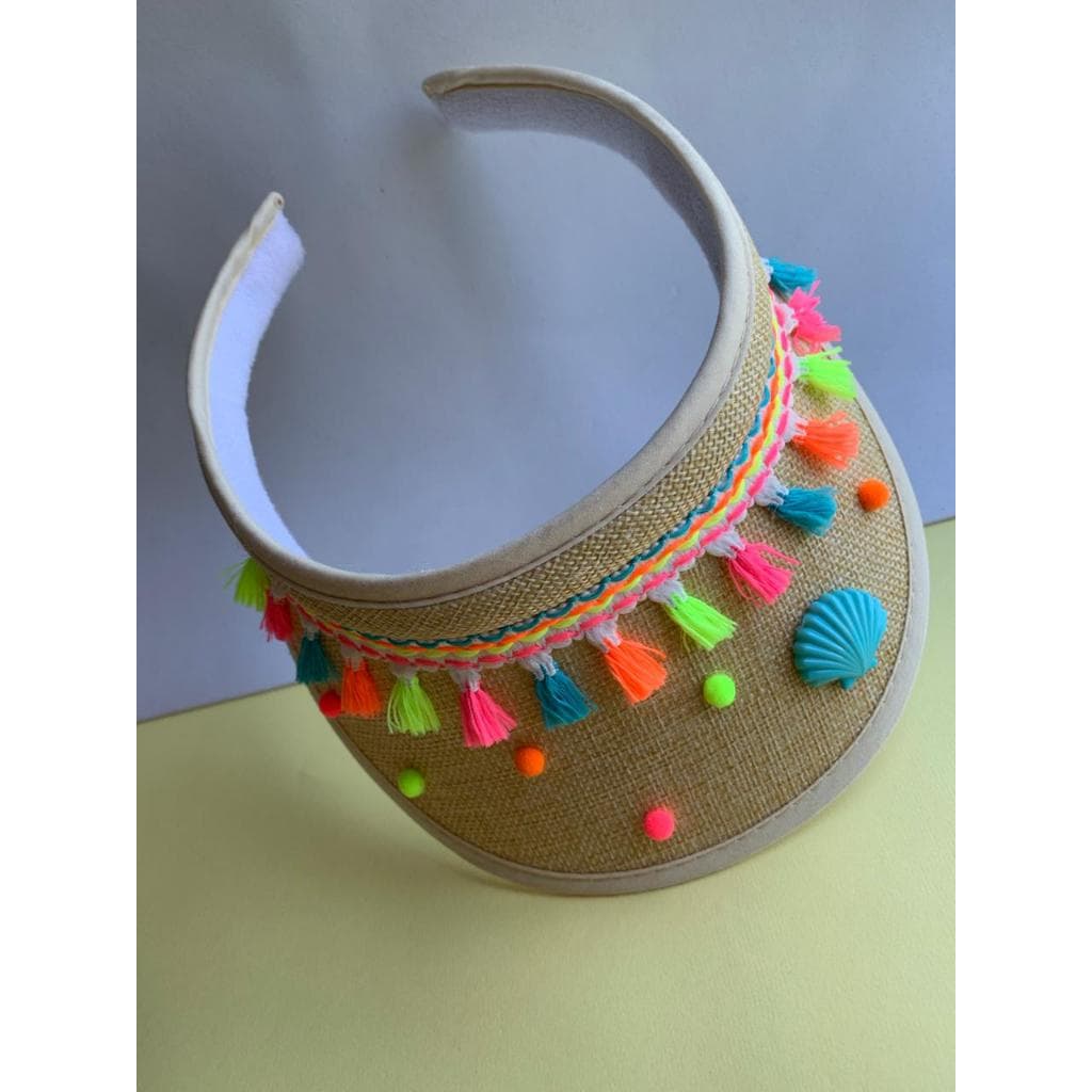 Viseira Palha Infantil Personalizada
