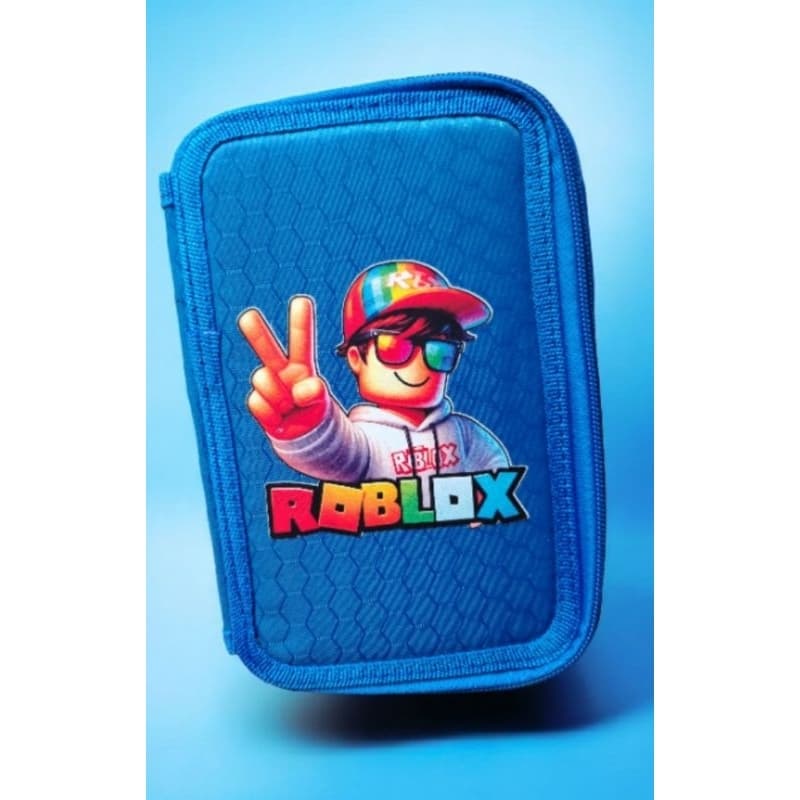 Estojo Box 4 ziper Roblox 72 lápis